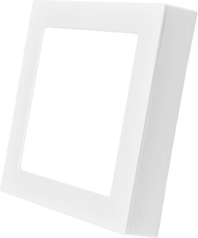Braytron LED Plafondlamp Opbouw Vierkant-Wit -12W - 3000K Warm wit licht