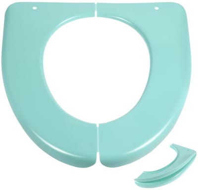 Dailygoods- Toiletbril Hygienisch - Opvouwbare Toiletbril - Verkleiner voor Kinderen - Toiletverhoger voor Senioren - Geschikt voor Ovalen Toiletten - 40 x 38 cm - Toiletseatcover