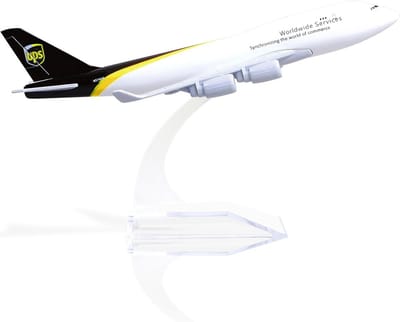 Luxe Metalen Vliegtuigmodel Boeing 747 Schaal 1:400 met Standaard (15 cm)