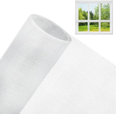 Muggenraam voor ramen, 120 cm × 250 cm, Fiberglas, Aanpasbaar, Ideaal voor Slaapkamer, Woonkamer en Balkon