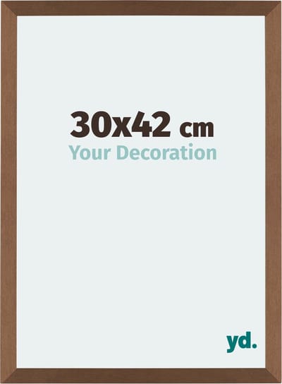 Your Decoration - Fotolijst 30x42 cm - MDF - Koper Decor - Mura
