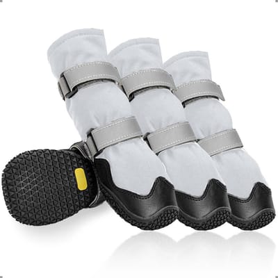 Waterdichte Hondenschoenen Antislip met Reflecterende Riemen en Duurzame Zolen