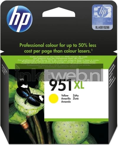 Inktcartridge hp cn048ae 951xl geel