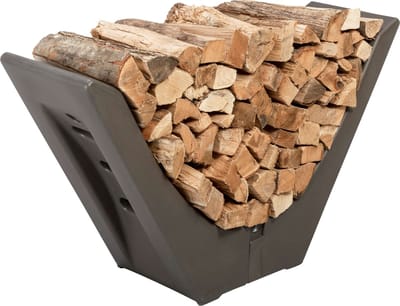 Step2 Longhorn haardhoutrek van kunststof - Hout opslag voor de tuin