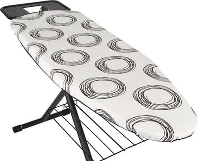 Practo Home - Stevig breed strijkplank - Nantes - 132 x 46 cm - Strijkijzer inzet