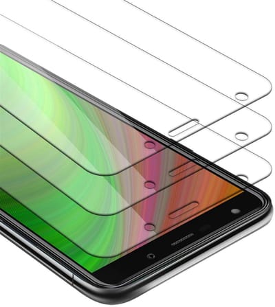Cadorabo 3x Screenprotector geschikt voor WIKO Y61 - Beschermende Pantser Film in KRISTALHELDER - Getemperd (Tempered) Display beschermend glas in 9H hardheid met 3D Touch