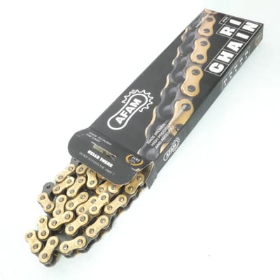 Kit chaîne Afam pour moto Beta 50 RR Enduro Standard 11x51 pas 420 126L Neuf