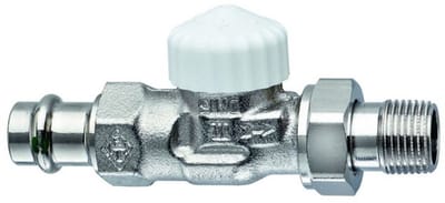 IMI Hydronic Engineering HEIMEIER Thermostaatventielonderdeel V-exact II, recht, ViegaPress 15 mm, 3718-15.000