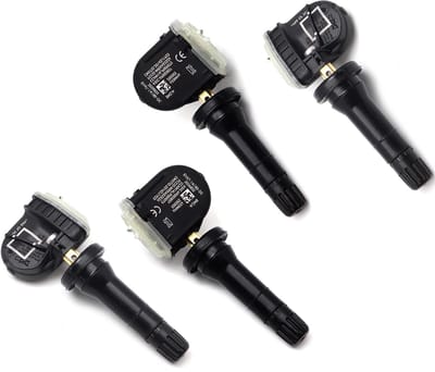 Dailygoody bandenspanningssensor - 4 stuks - Geschikt voor Ford - RDKS-sensoren - Betrouwbare bandenspanning - Voor verschillende Ford-modellen