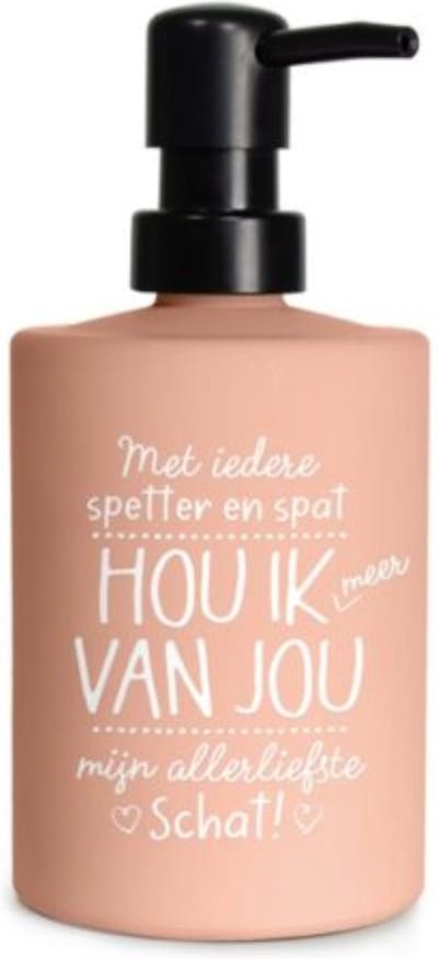Handzeepdispenser - Ik hou van jou-cadeau-keuken-badkamer