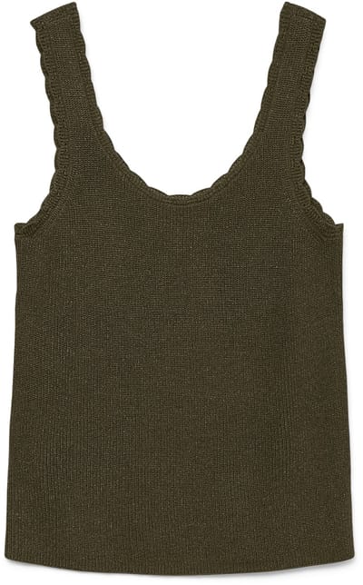 VERO MODA - VMLEXIE SHINE SL U-NECK TOP BTQ LX - Dames - Tank tops