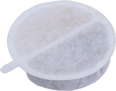 BRENZOOS- Waterfonteinfilters 12 Stuks - Compatibel met Nugget/Nugget Lite - Actieve Kool - Kationenuitwisselhars - Verbeterde Waterkwaliteit - 6.5cm x 6.5cm x 1.7cm - Filter