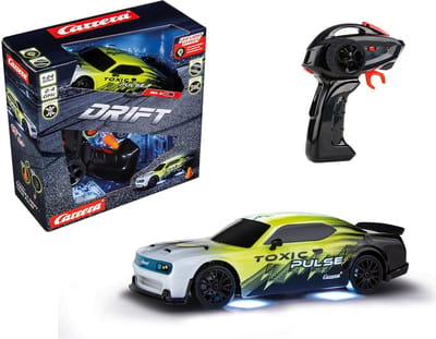 Carrera RC voertuig - RC Auto - Drift - Toxic Pulse - LED-verlichting - 2,4 GHz RC Model Kant en Klaar - 1:24