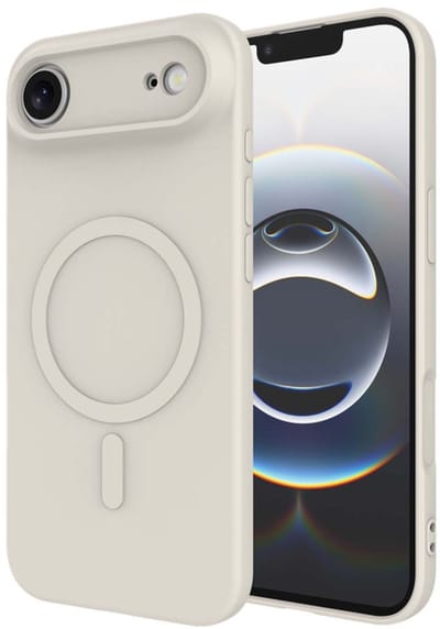 Just in Case hoesje geschikt voor iPhone Air Hoesje geschikt voor MagSafe - Color Backcover - Ivory