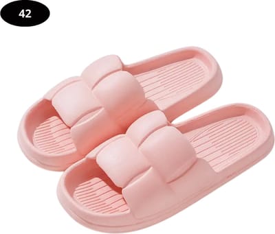 Livano Badslippers Dames - Comfortabel - Flip Flops - Sauna - Zomer - Roze - Maat 42