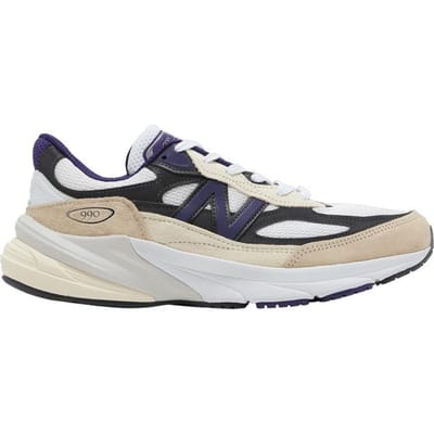 New Balance 990v6 MiUSA Teddy Santis Wit Zwart Pruim 40.5 white
