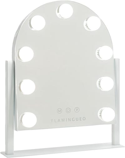 Verlichte Make-up Spiegel met 9 LED's en 3 Lichtmodi