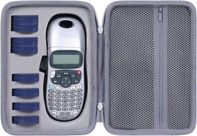 Hard Case voor DYMO LetraTag 100H, LT-100H en LT-100H Plus - Bescherming, Draagbaarheid en Labelmaker Accessoires (Grijze Kleur)