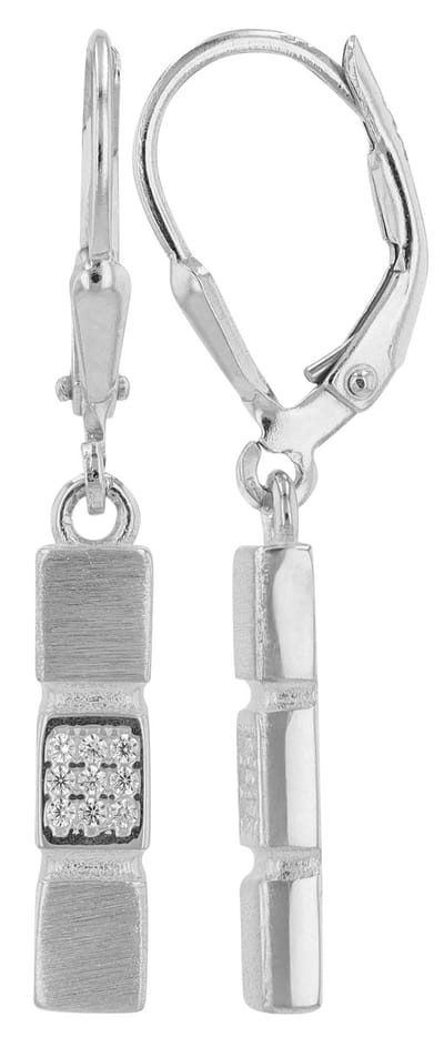 AKZENT Akzent dames oorbel "Xamira" van 925 Sterlingzilver, gerhodineerd, duurzaam