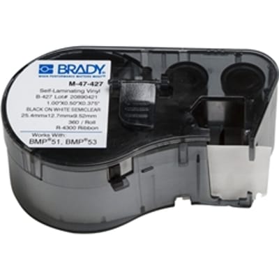 Brady M-47-427 gelamineerd vinyl labels | 25,4mm x 12,7mm x 9,52mm