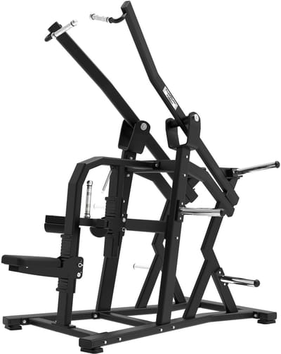 Tunturi Platinum Wide Lat Pulldown Krachtstation - Fitnessapparaat voor rugtraining - Plate loaded homegym - 200 kg maximaal gewicht - V-series