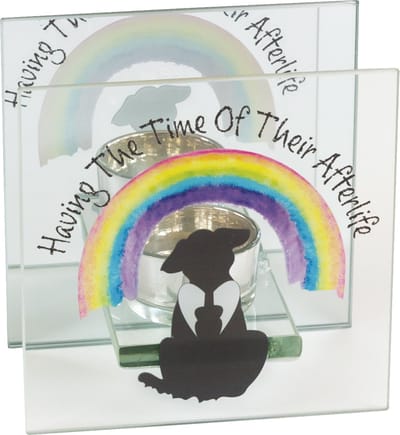 MadDeco - waxinelichthouder - onze kleine vriendjes - glas - hond