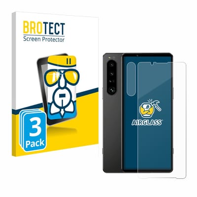 Screenprotector 3 Stuks voor Sony Xperia 1 IV (Voor+Camera) Beschermglas transparant