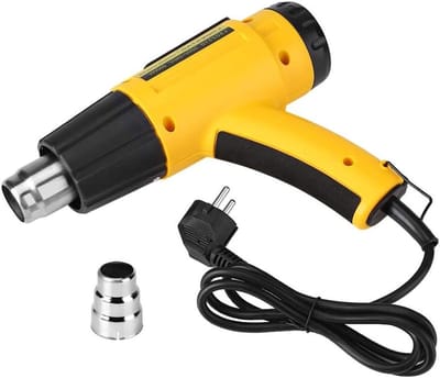 Heteluchtpistool - Warmtepistool - Verf Verwijderen - Instelbare Temperatuur - 2000W - Zwart