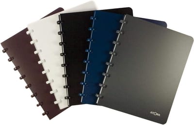 Schrift A4 - Notitieboek - Schoolwerk - 144 Pagina's - Geruit 5mm - Geassorteerde Kleuren