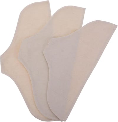 Stoffen Kleerhangerhoezen - Kledingbeschermers Hanger - Garderobe Organiseren - Antislip Ontwerp - 3 stuks - Beige