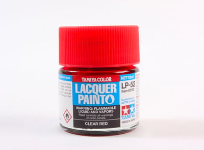 Tamiya Hobbyverf Enamel verf - LP-52 Red - Clear - Gloss - Lacquer Paint - Verf potje - 10 ml