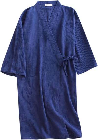 Kimono Katoen - Badjas Dampjas - Ontspanning Thuis - Dun Ademend Materiaal - Los - Niet gespecificeerd