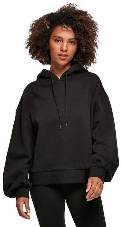 Build your Brand - Oversized Hoodie - Black - 100% Biologisch Katoen maat S