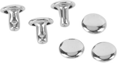 Dailygoods- Deksel 6x6 mm - Dubbele Dekselsets - Klinknagels - Roestvrijstalen Klinknagels - Duurzaam Materiaal - 500 Stuks - Klinknagel