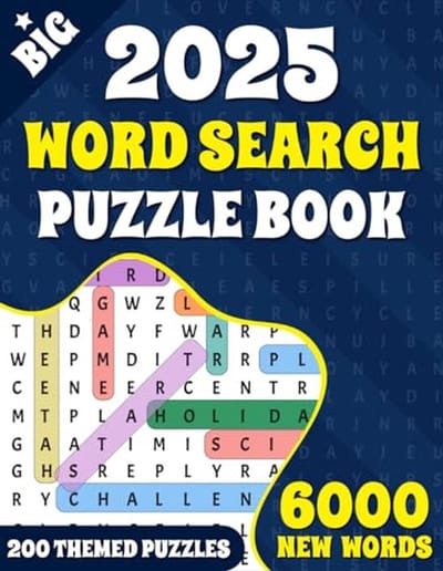 6000 Woordzoeker Puzzels - Themapuzzels voor Volwassenen en Senioren