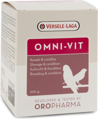 Omni-vit kweek & conditie - Omni-vit kweek & conditie 200 gram - Vogelvoer - Supplementen - Kweekbevordering