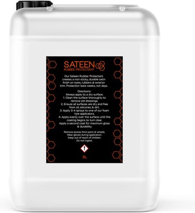 CARBON COLLECTIVE - SATEEN - Rubber Protectant 3.0 - Sio² Dressing For Rubber - 5L