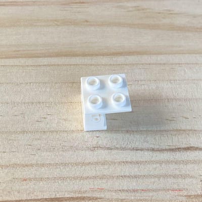 20 stuks MIJN EIGEN CREATIE Baksteenonderdelen Scharniersteen 2x2 Bovenplaat Dunne Scharniersteen 1x2 Basisbevestiging Inclusief 3937 6134 Kinderen DOE-HET-ZELF Speelgoed wit