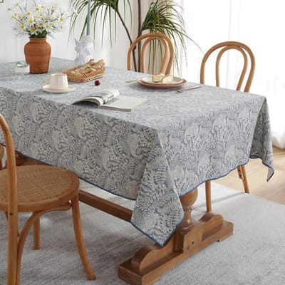 Amerikaanse Stijl Pastorale Bloemen Polyester Waterdicht En Oliebestendig Bedrukt Tafelkleed Hoes Handdoek 140x180cm