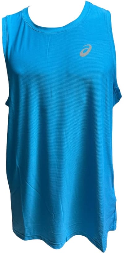 Asics - Sport Singlet - Sporthemt - Mannen - Blauw - Maat XXL