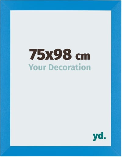 Your Decoration - Fotolijst 75x98 cm - MDF - Helder Blauw - Mura