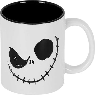 Karactermania - Disney - Nightmare Before Christmas - Gezicht - Mok in geschenkverpakking - Mokken - koffietassen - Zwart
