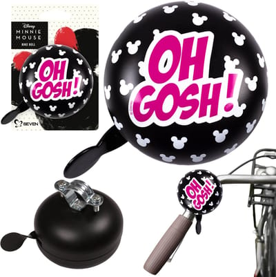 DISNEY Minnie Mouse Metalen fietsbel voor op het stuur, RETRO XL