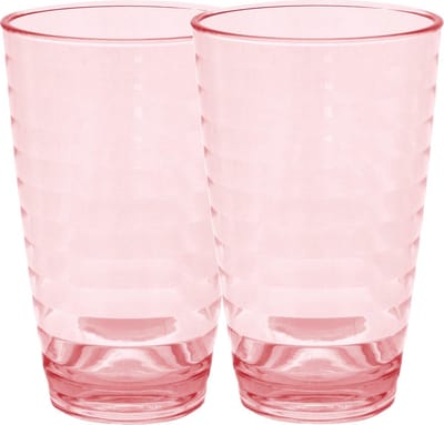 Eurotrail Limonade glas - 400 ml - 2 st. - Red