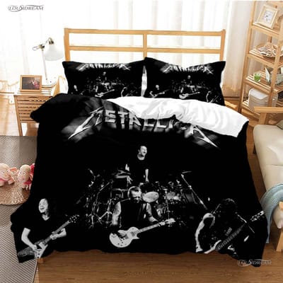 Casal Heavy Metal Band All Season Dekbedovertrek Dekbed Beddengoed Sets Zachte Dekbedhoes En Kussenslopen Enkel/Dubbel/Queen/King AU Single(140*210cm)3pcs