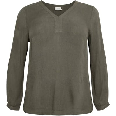 Damesblouse met lange mouwen KAFFE Curve Ami
