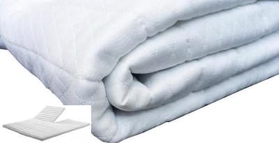 ( LET OP HOES / TIJK ) - topper-topdekmatras-Hoes-Tijk-Met Rits - Comfort - Anti Allergie - 140x200 - Dikte 6 t/m 8 cm ( LET OP HOES - TIJK - SPLITS )