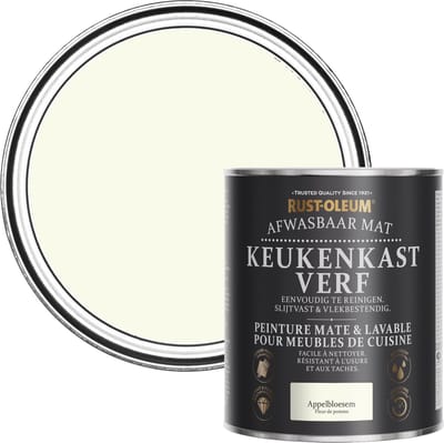 Rust-Oleum Lichtgroen Afwasbaar Mat Keukenkastverf - Appelbloesem 750ml