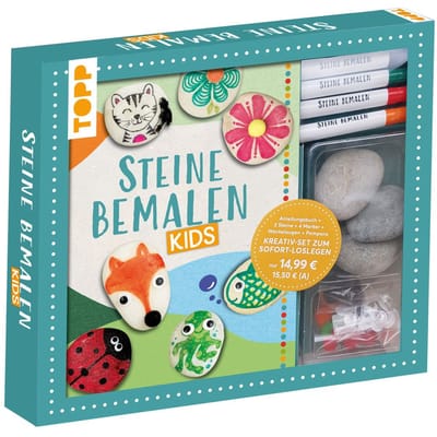 Creatief set "Steine bemalen Kids"