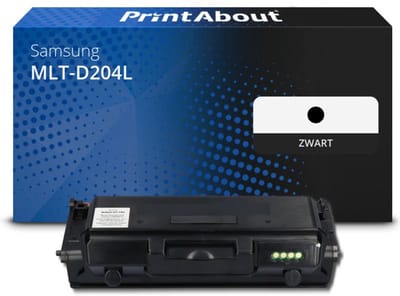 PrintAbout huismerk Toner MLT-D204L (SU929A) Zwart Hoge capaciteit Geschikt voor Samsung